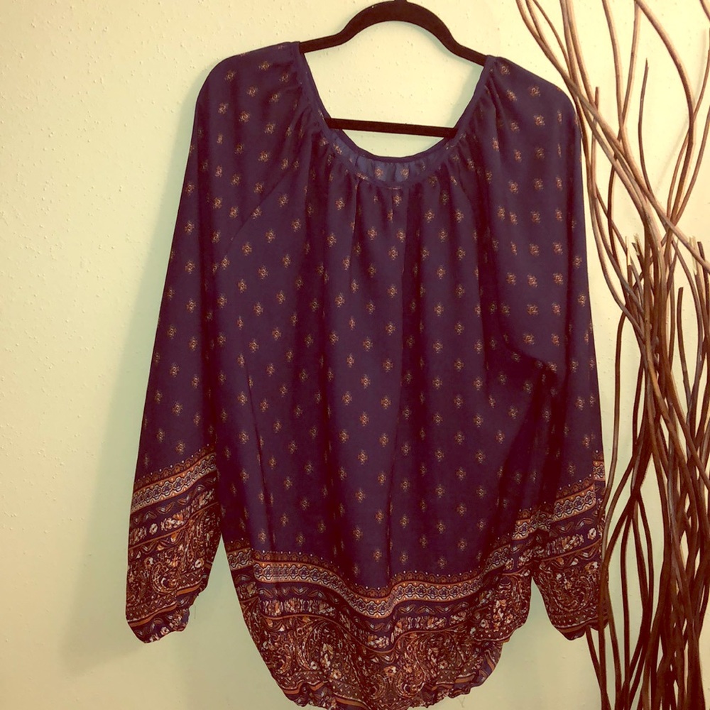 Thin Long Sleeve Blouse